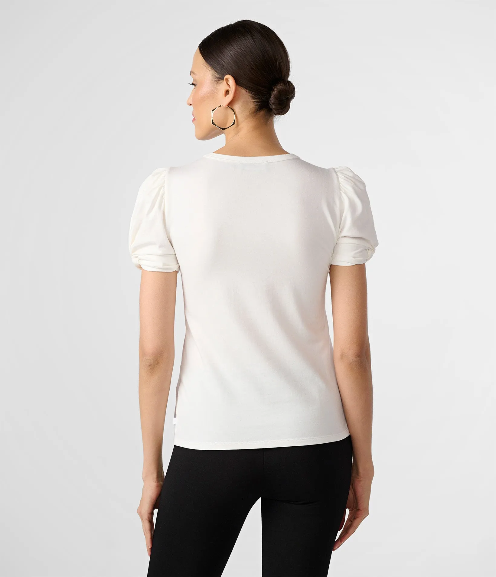 PUFF SLEEVE WHIMSY LOGO TEE sold by Karl Lagerfeld Paris product image thumbnail 2