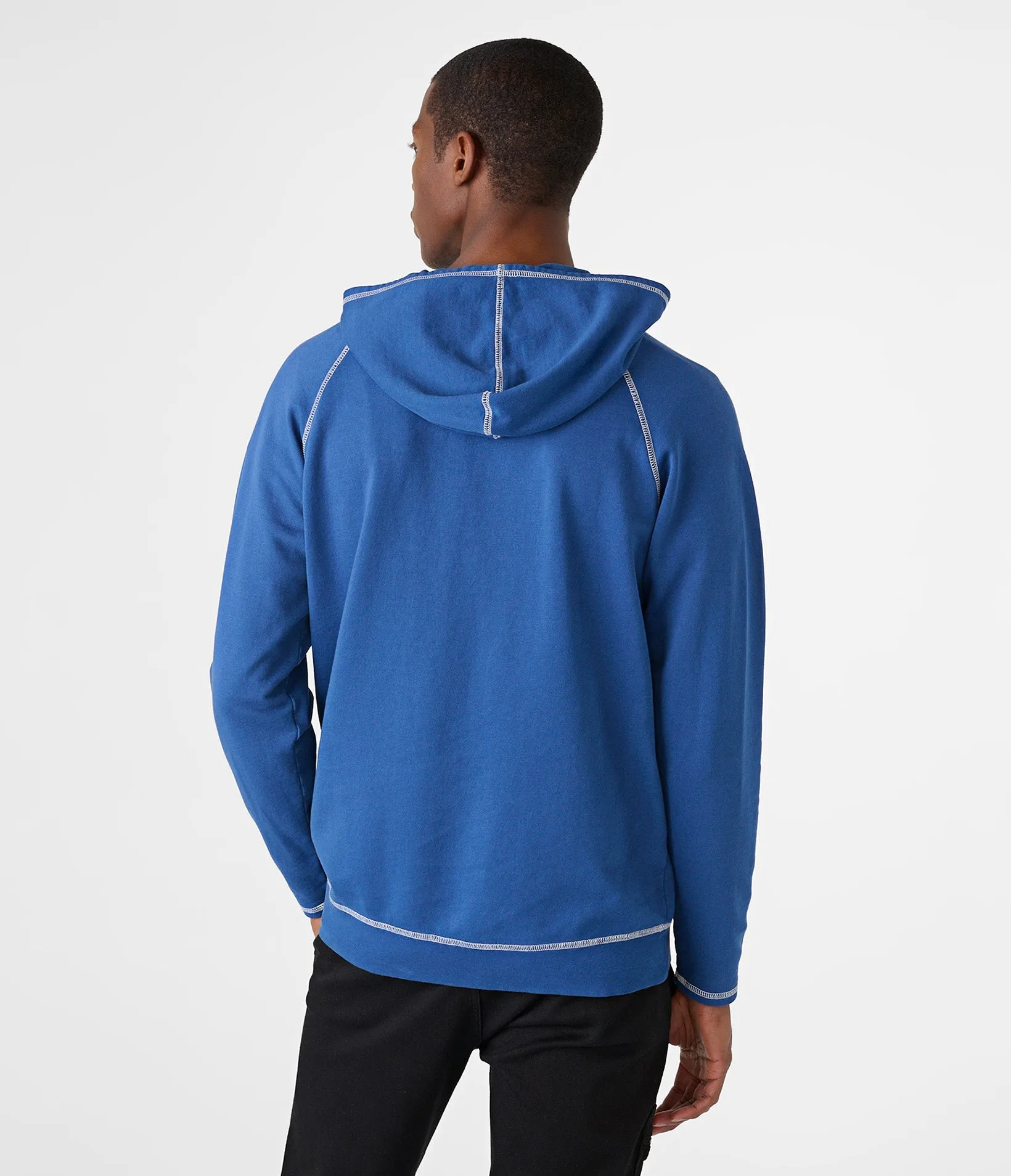 CONTRAST STITCHING RAGLAN SLEEVE HOODIE sold by Karl Lagerfeld Paris product image thumbnail 2
