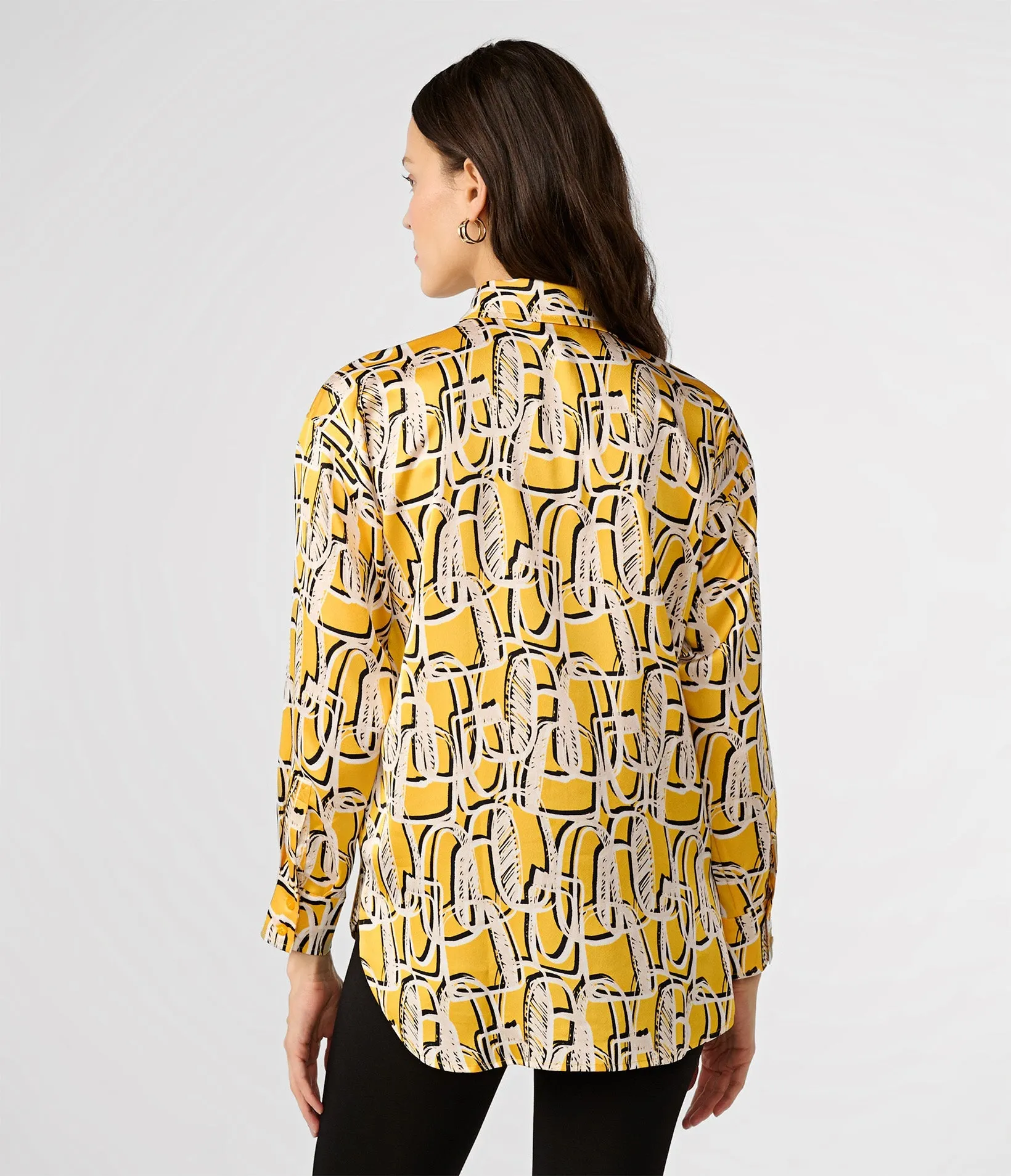 SILKY PRINTED BLOUSE sold by Karl Lagerfeld Paris product image thumbnail 2
