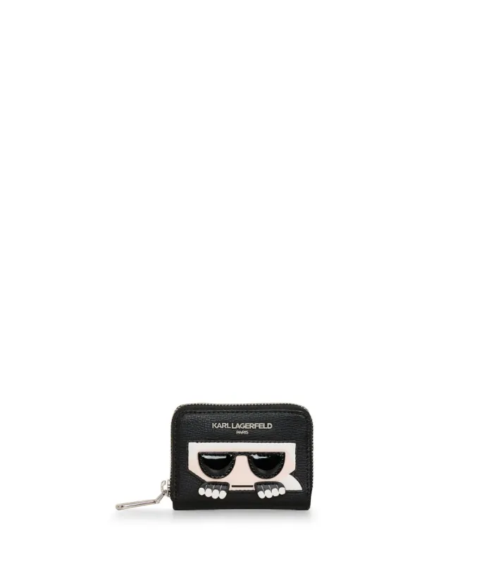 KARL SMALL ZIP AROUND WALLET sold by Karl Lagerfeld Paris