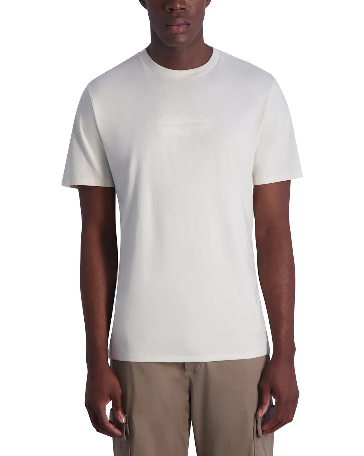 RUBBERIZED ROYAL LOGO T-SHIRT sold by Karl Lagerfeld Paris