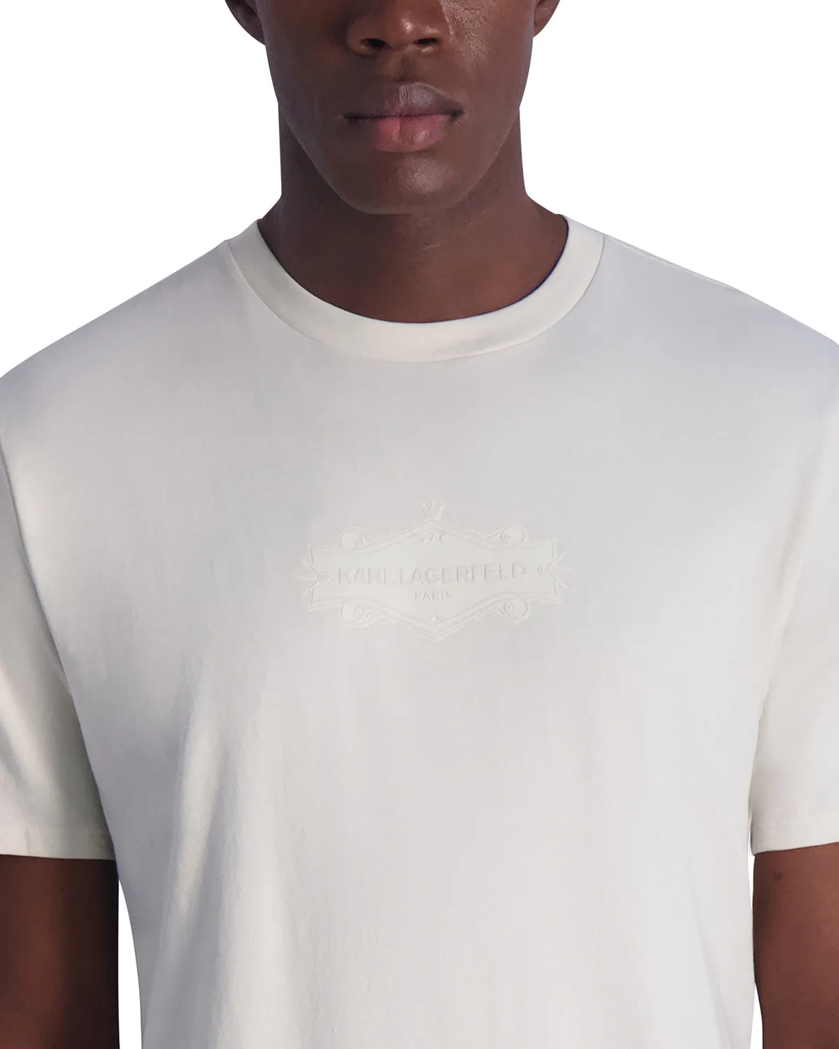 RUBBERIZED ROYAL LOGO T-SHIRT sold by Karl Lagerfeld Paris product image thumbnail 5