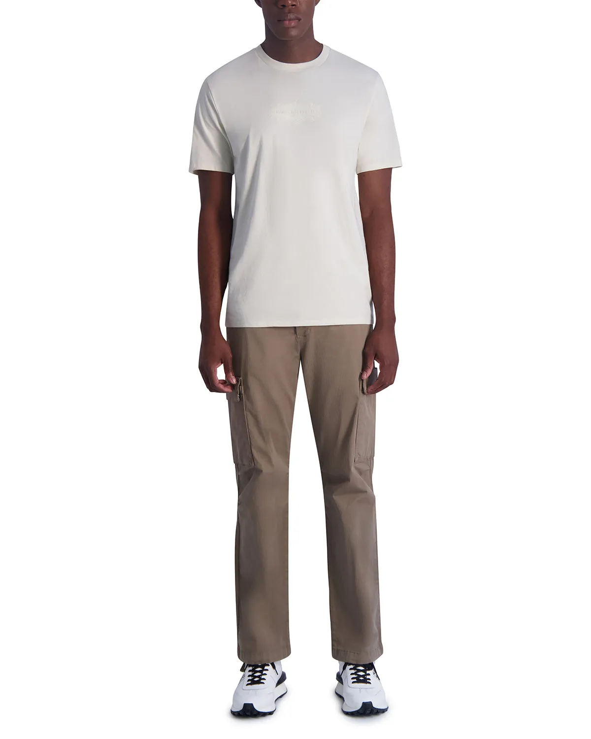 RUBBERIZED ROYAL LOGO T-SHIRT sold by Karl Lagerfeld Paris product image thumbnail 4