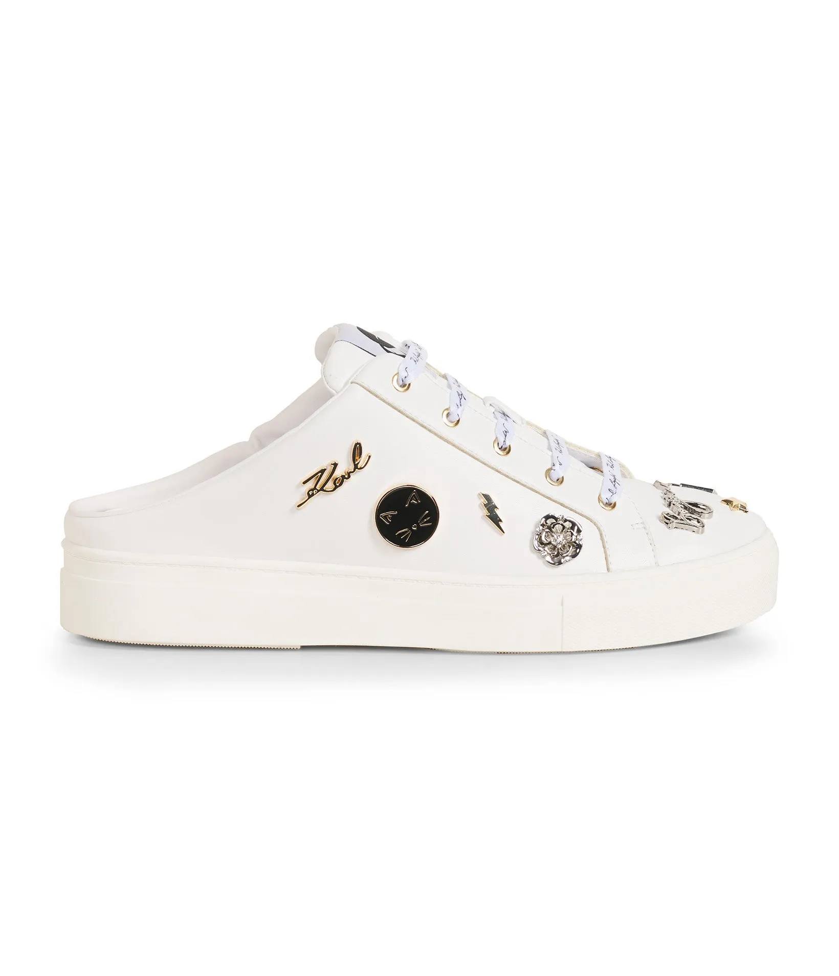 CORDELIA LEATHER SNEAKER MULE sold by Karl Lagerfeld Paris product image thumbnail 4