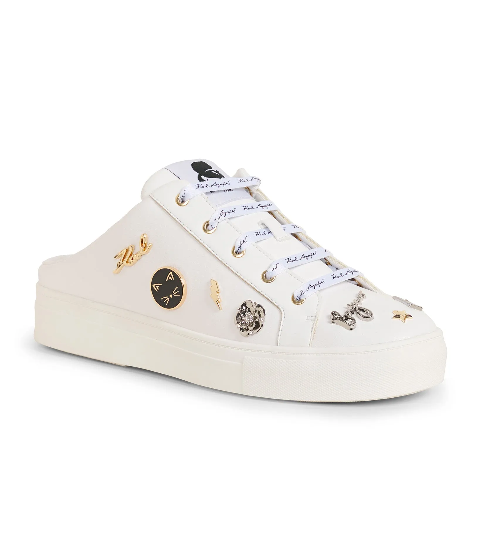 CORDELIA LEATHER SNEAKER MULE sold by Karl Lagerfeld Paris