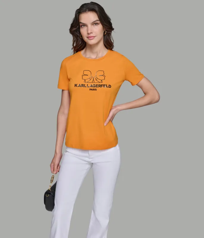 DOUBLE KARL HEAD TEE sold by Karl Lagerfeld Paris