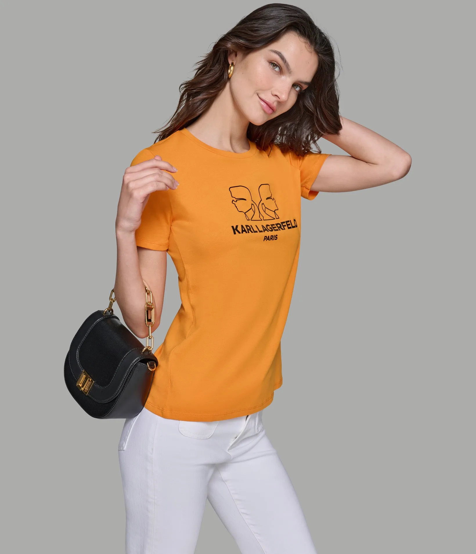 DOUBLE KARL HEAD TEE sold by Karl Lagerfeld Paris product image thumbnail 4