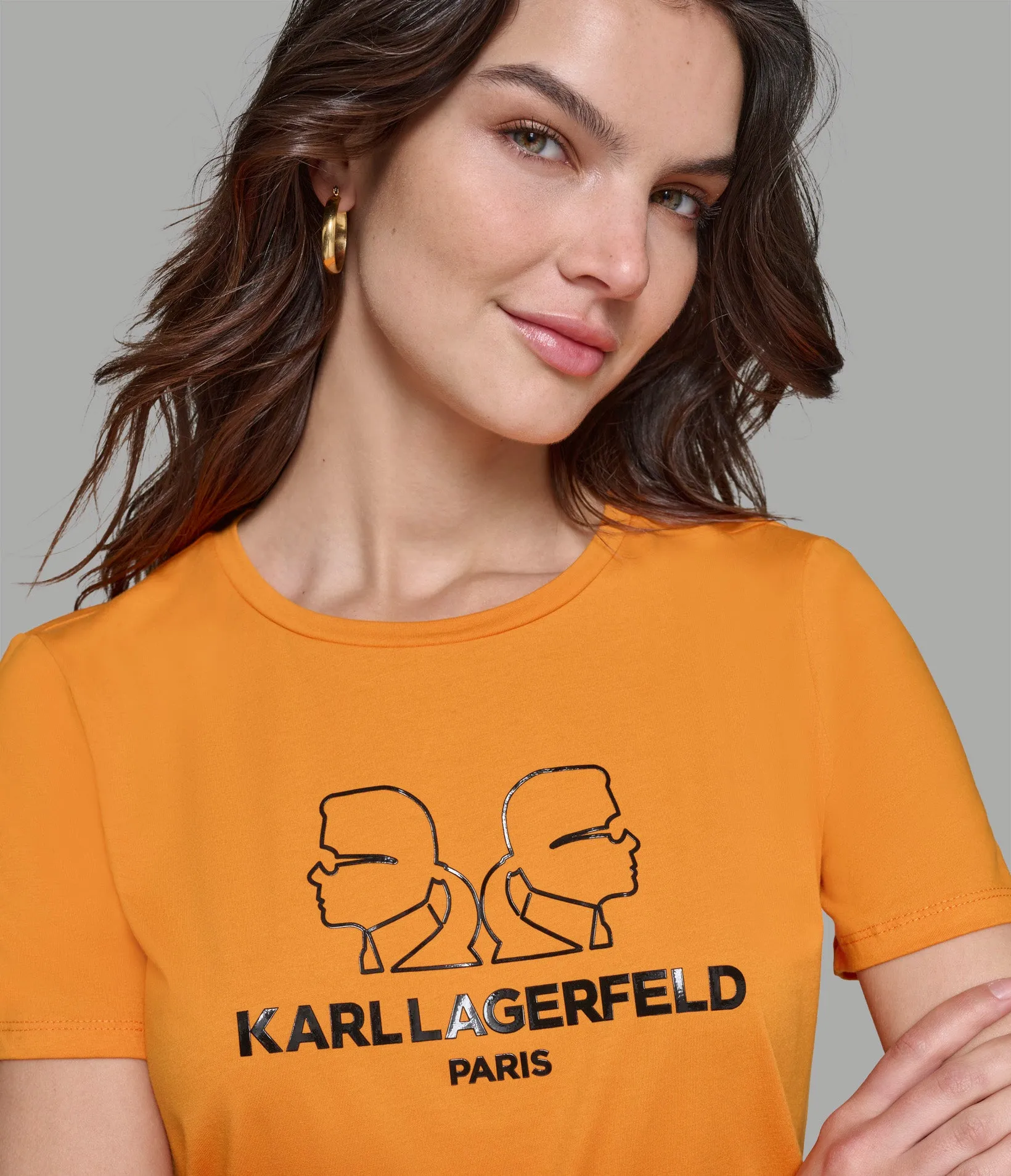 DOUBLE KARL HEAD TEE sold by Karl Lagerfeld Paris product image thumbnail 3