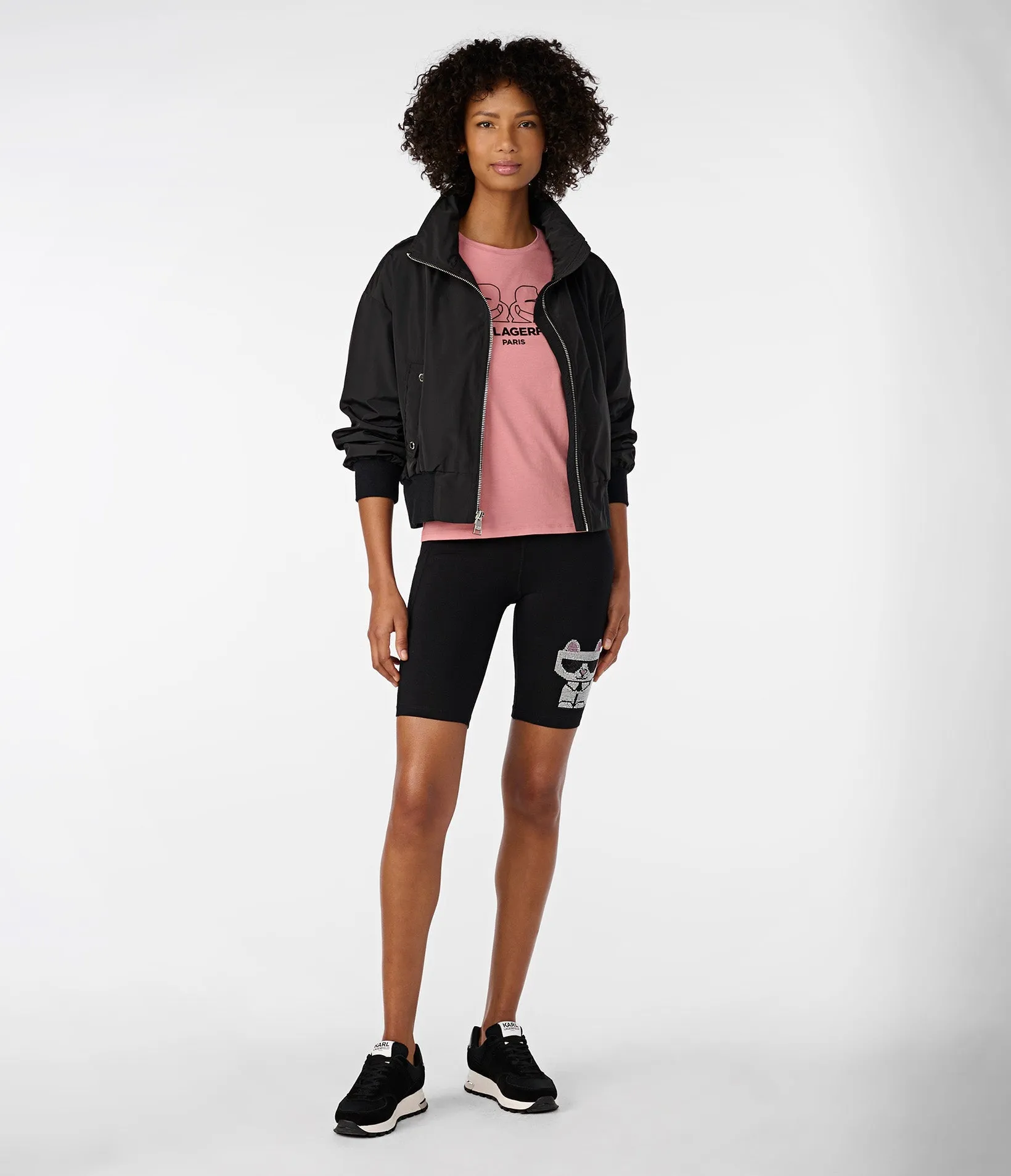 LOGO COLLAR BOMBER sold by Karl Lagerfeld Paris product image thumbnail 4