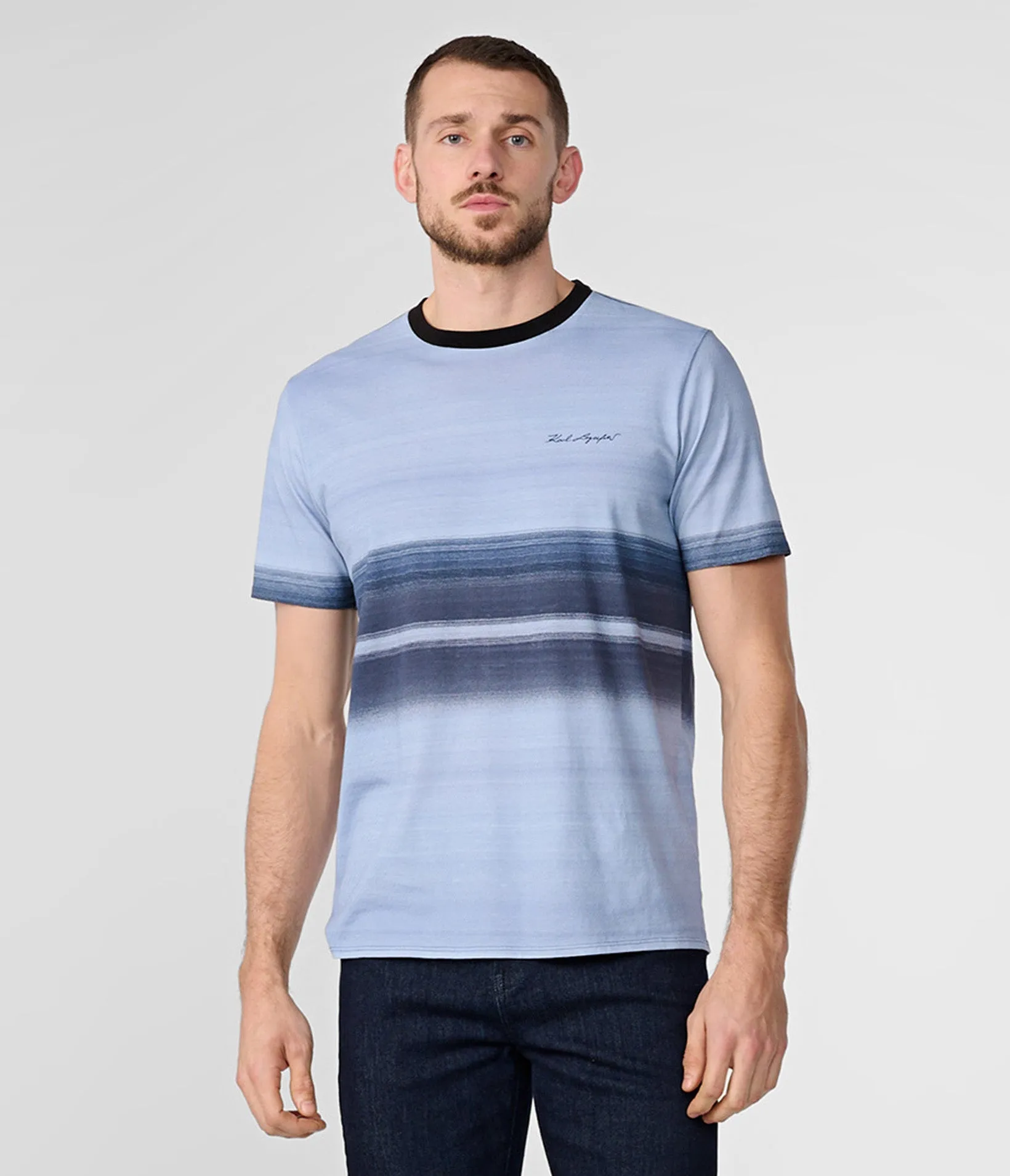 OMBRE SHORT SLEEVE T-SHIRT sold by Karl Lagerfeld Paris