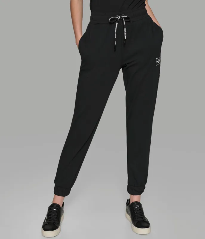 MESH TRIM JOGGER sold by Karl Lagerfeld Paris
