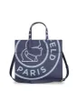NOUVEAU EXPLODED LOGO PRINT SATCHEL sold by Karl Lagerfeld Paris