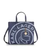 NOUVEAU EXPLODED LOGO PRINT SATCHEL sold by Karl Lagerfeld Paris