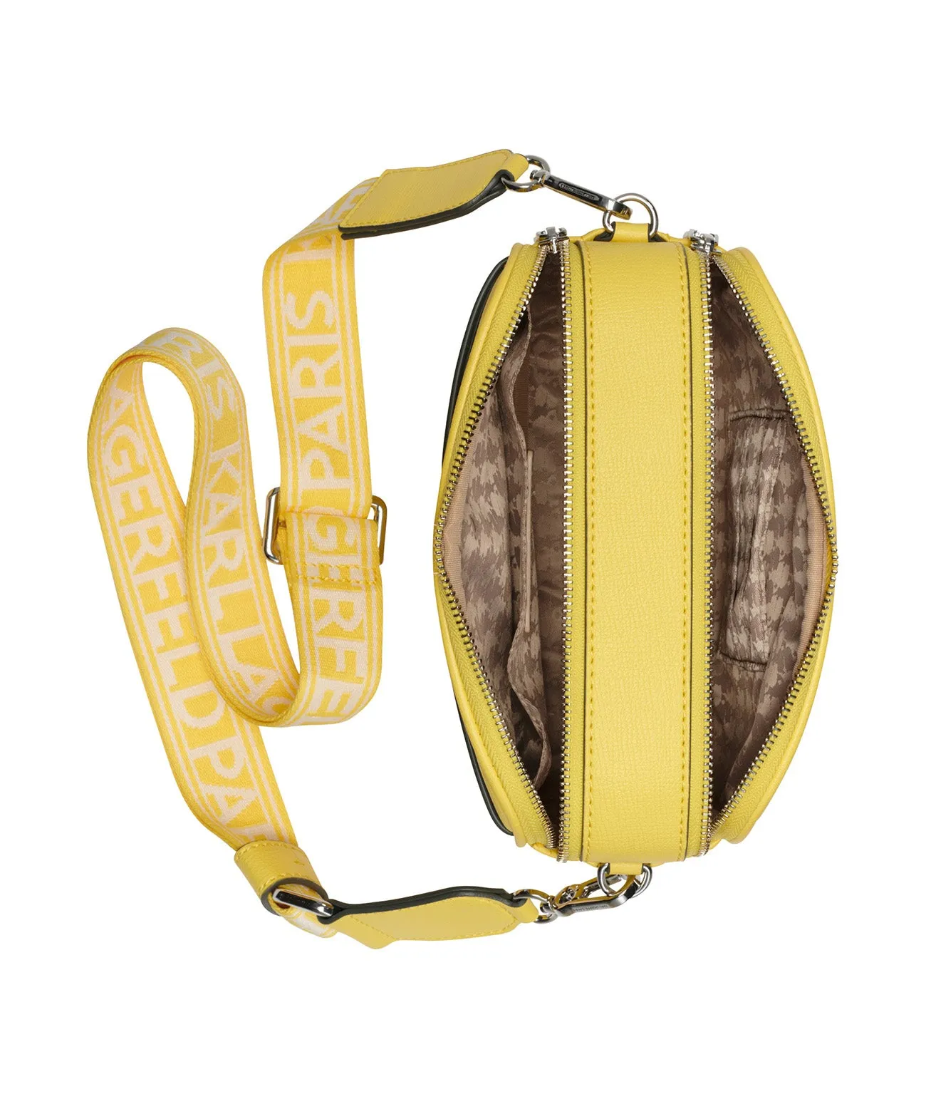 MAYBELLE ROUND HEAD DUO CAMERA CROSSBODY BAG sold by Karl Lagerfeld Paris product image thumbnail 4