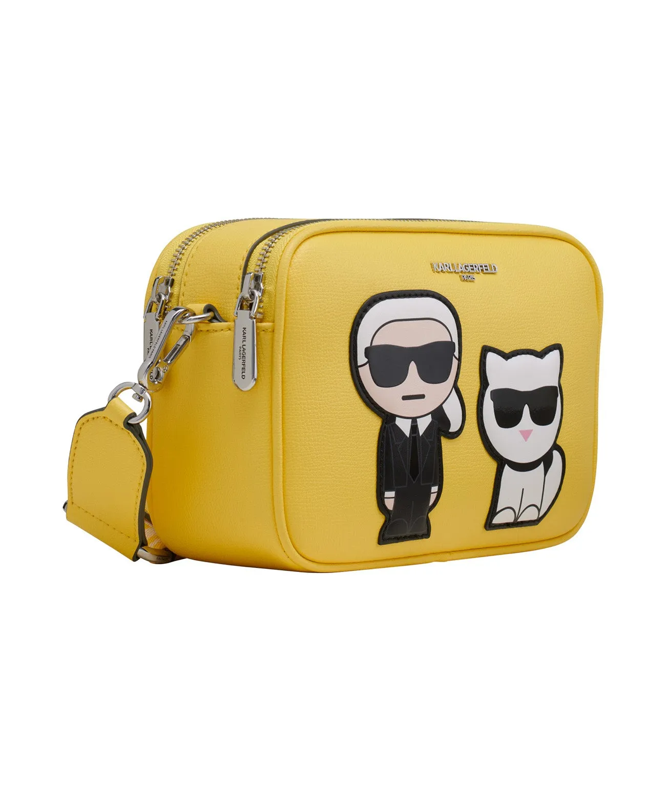MAYBELLE ROUND HEAD DUO CAMERA CROSSBODY BAG sold by Karl Lagerfeld Paris product image thumbnail 3