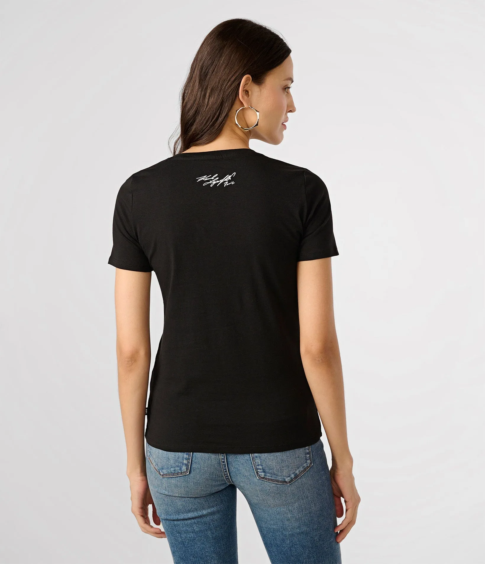 CONTRAST DAISIES LOGO TEE sold by Karl Lagerfeld Paris product image thumbnail 2