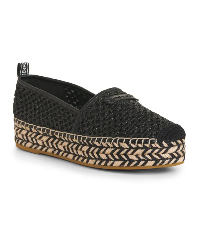 CATHERINE WOVEN ESPADRILLE FLAT sold by Karl Lagerfeld Paris
