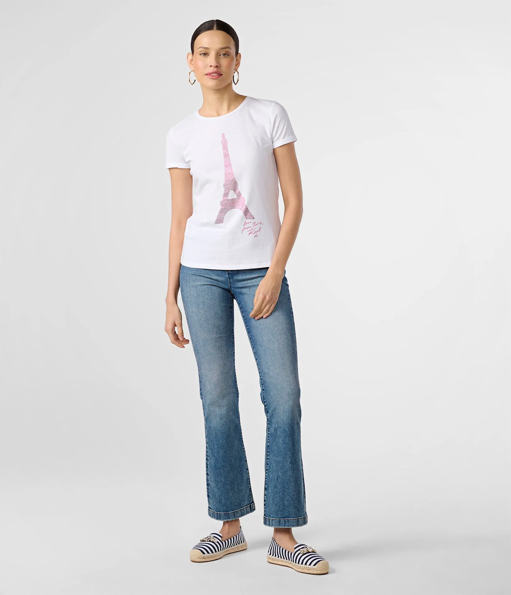 SEQUIN EIFFEL TOWER TEE sold by Karl Lagerfeld Paris product image thumbnail 5