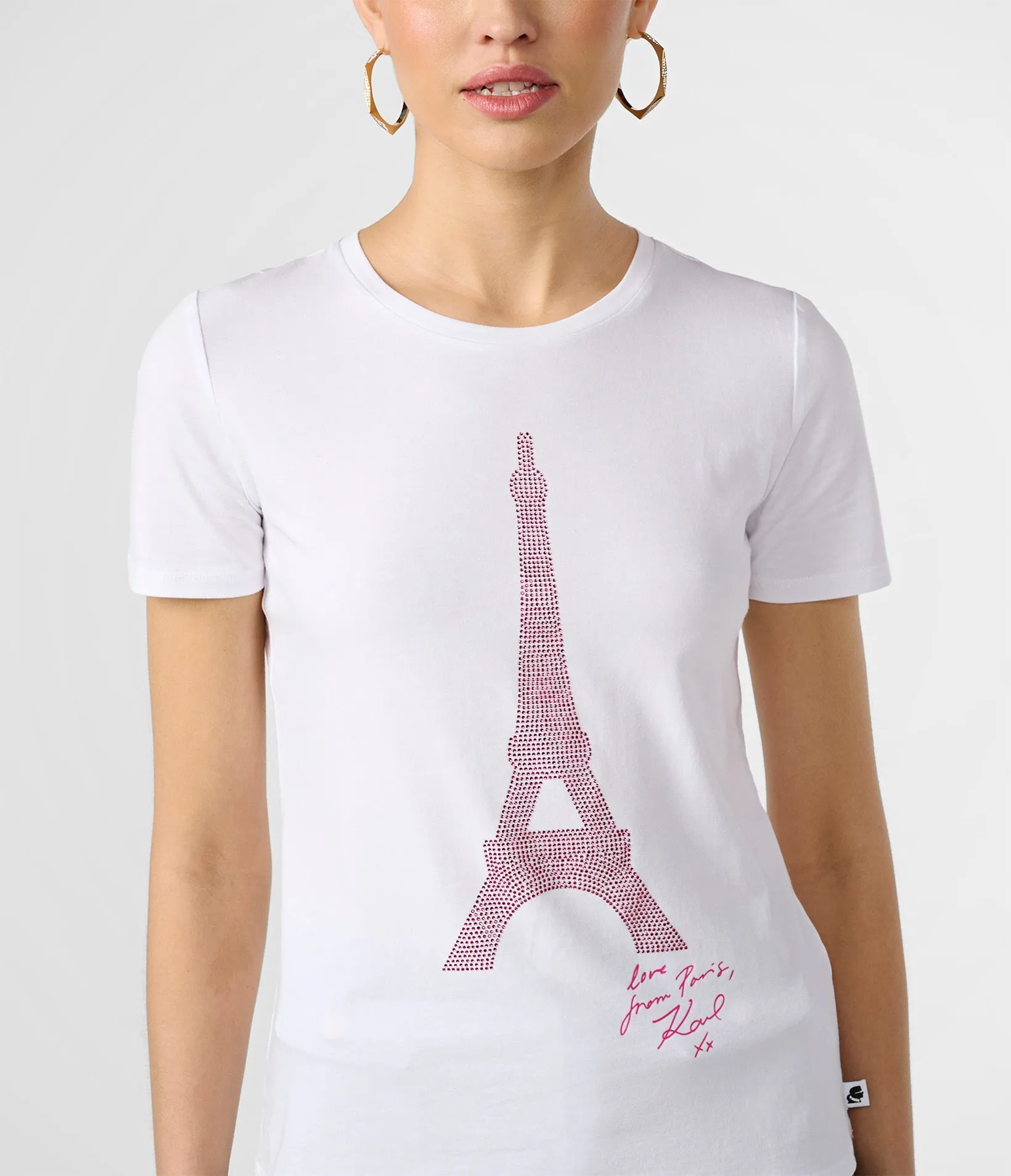SEQUIN EIFFEL TOWER TEE sold by Karl Lagerfeld Paris product image thumbnail 3