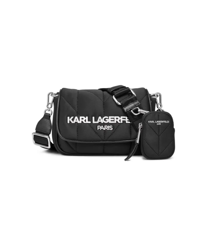 VOYAGE NEOPRENE LOGO CROSSBODY made by Karl Lagerfeld Paris
