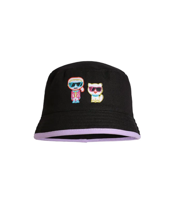 KARL & CHOUPETTE BUCKET HAT sold by Karl Lagerfeld Paris