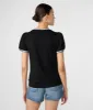 PUFF SLEEVE RIBBED TRIM TEE sold by Karl Lagerfeld Paris
