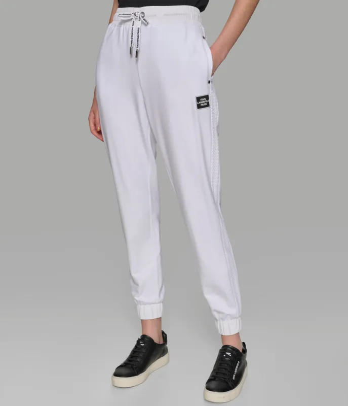 MESH TRIM JOGGER sold by Karl Lagerfeld Paris