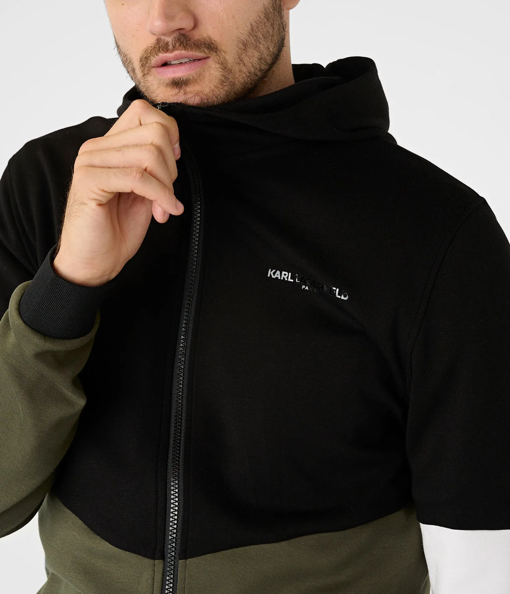 COLOR BLOCK KIDULT HOODIE sold by Karl Lagerfeld Paris product image thumbnail 3