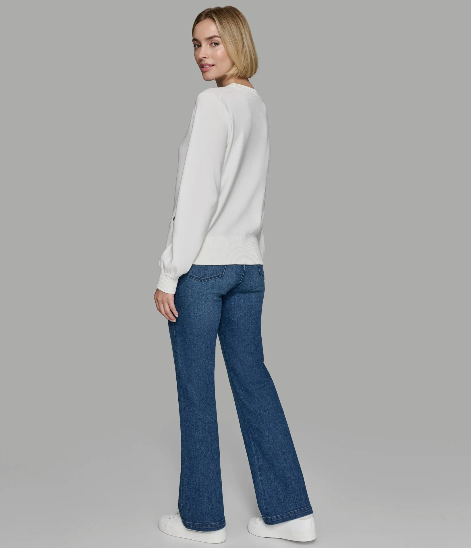 WHIMSY GOLD PINS SWEATER sold by Karl Lagerfeld Paris product image thumbnail 2