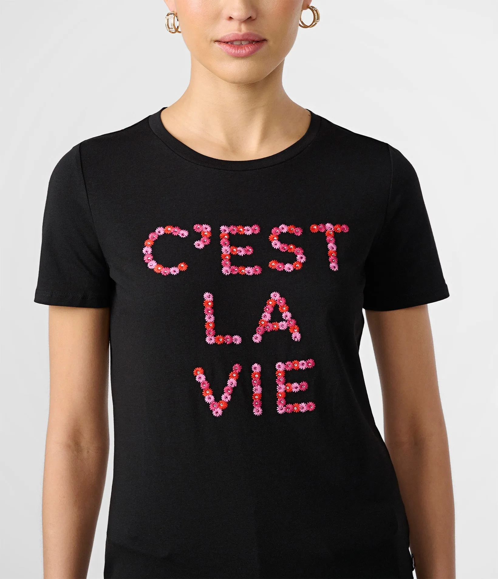 C'EST LA VIE DAISY TEE sold by Karl Lagerfeld Paris product image thumbnail 3