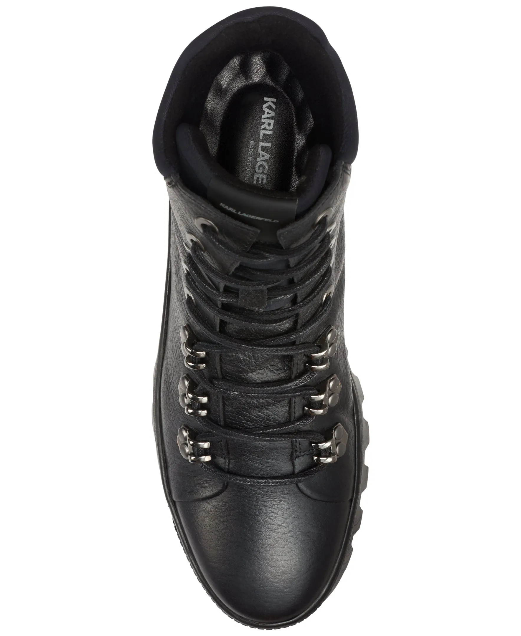 SMOOTH LEATHER HIKER BOOT sold by Karl Lagerfeld Paris product image thumbnail 3
