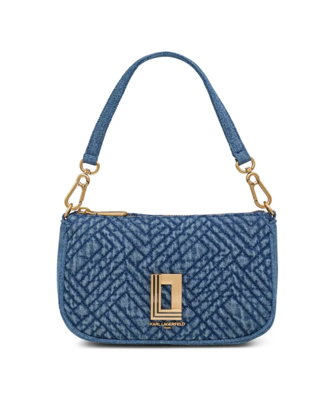 LAFAYETTE DENIM SHOUDLER BAG sold by Karl Lagerfeld Paris