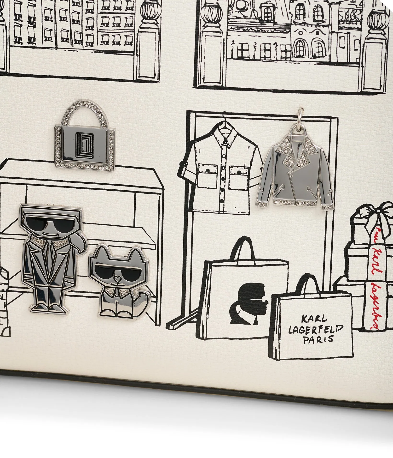NOUVEAU BOUTIQUE SCENE TOTE sold by Karl Lagerfeld Paris product image thumbnail 3