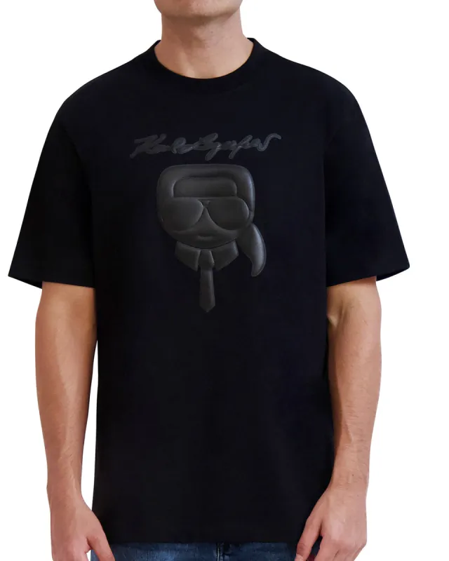 RUBBERIZED KARL HEAD TEE sold by Karl Lagerfeld Paris