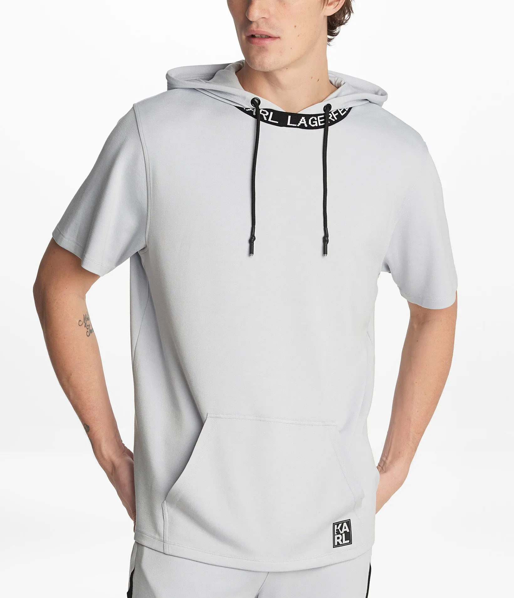 KIDULT SHORT SLEEVE HOODIE sold by Karl Lagerfeld Paris product image thumbnail 3