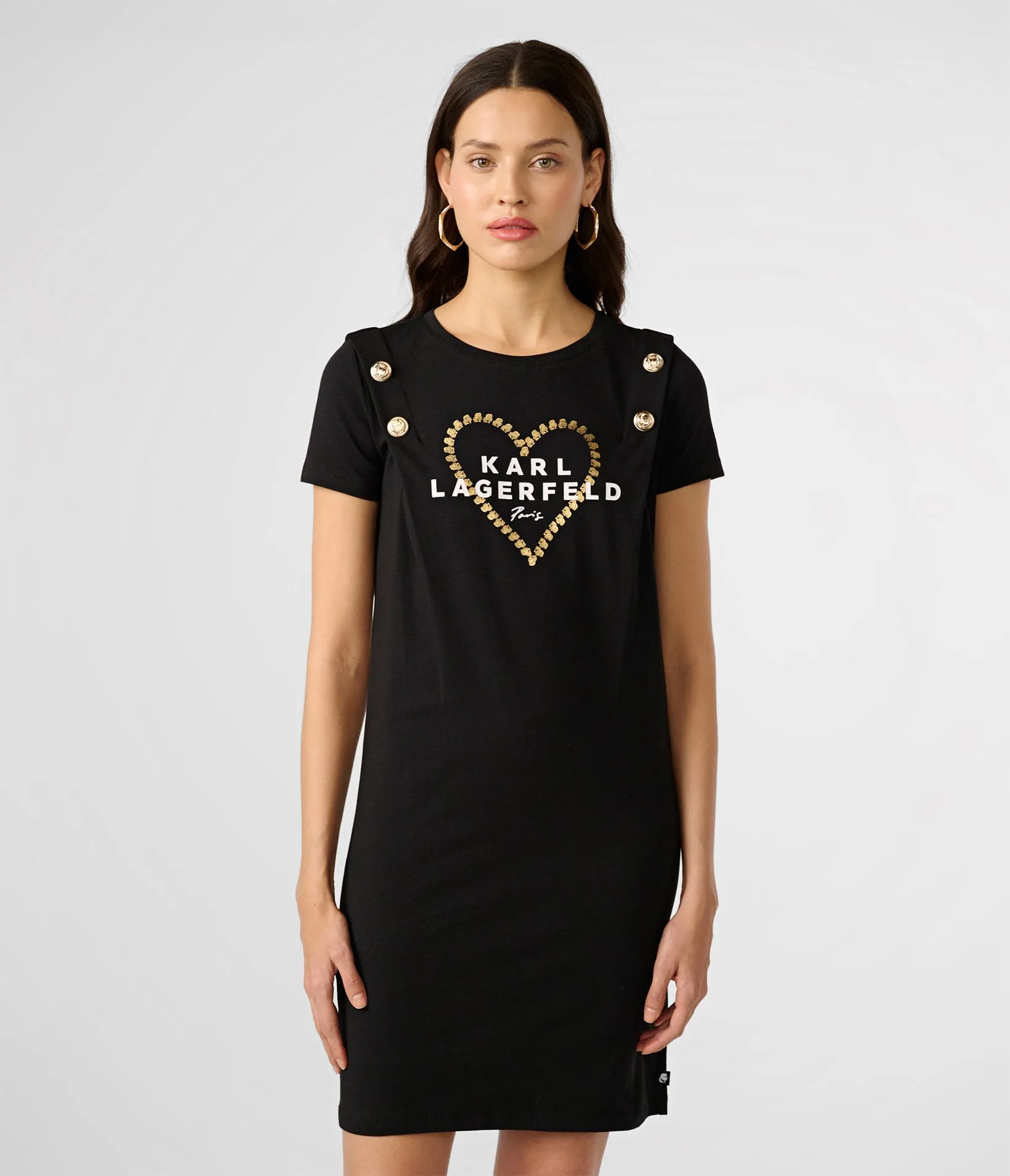 LOGO HEART TEE DRESS sold by Karl Lagerfeld Paris