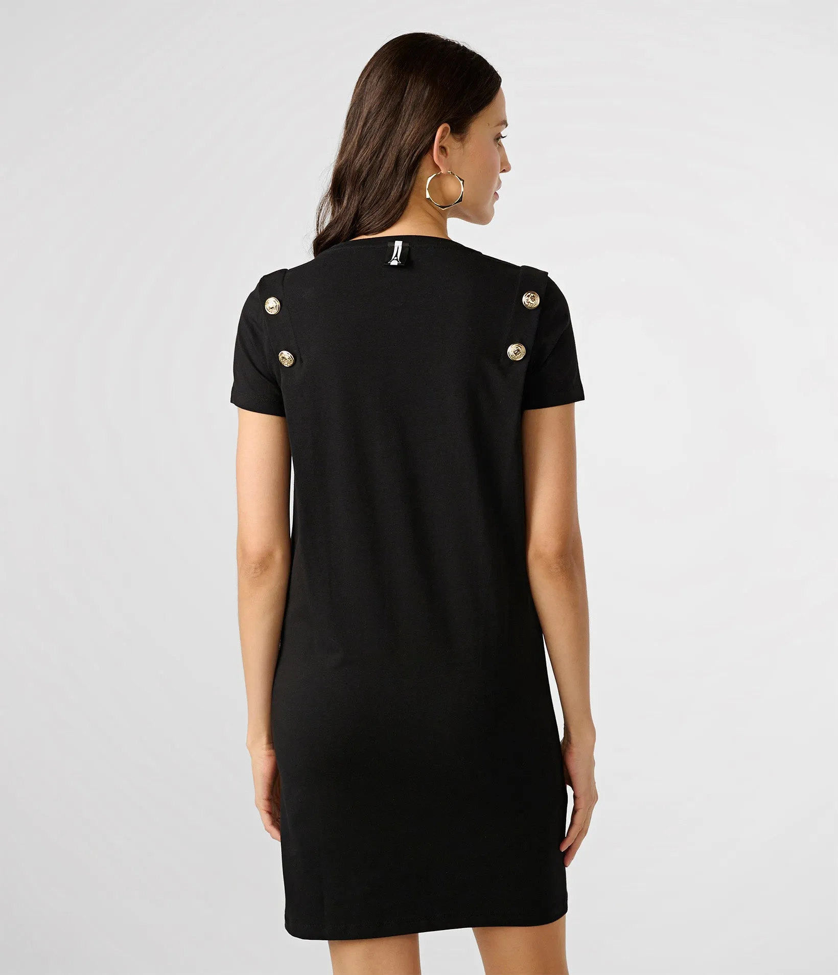 LOGO HEART TEE DRESS sold by Karl Lagerfeld Paris product image thumbnail 2