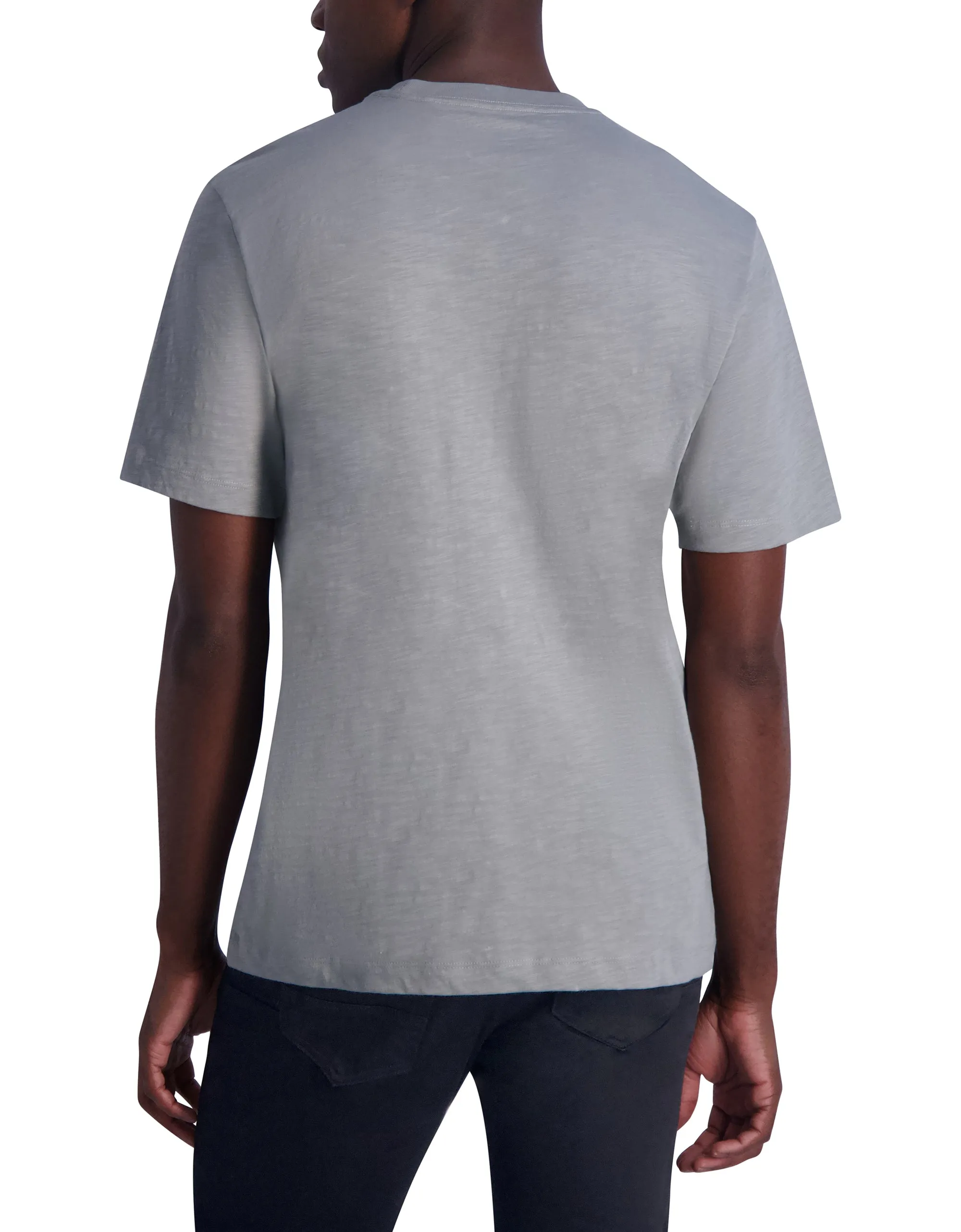 FLOCKED HEART KARL LOGO TEE sold by Karl Lagerfeld Paris product image thumbnail 2