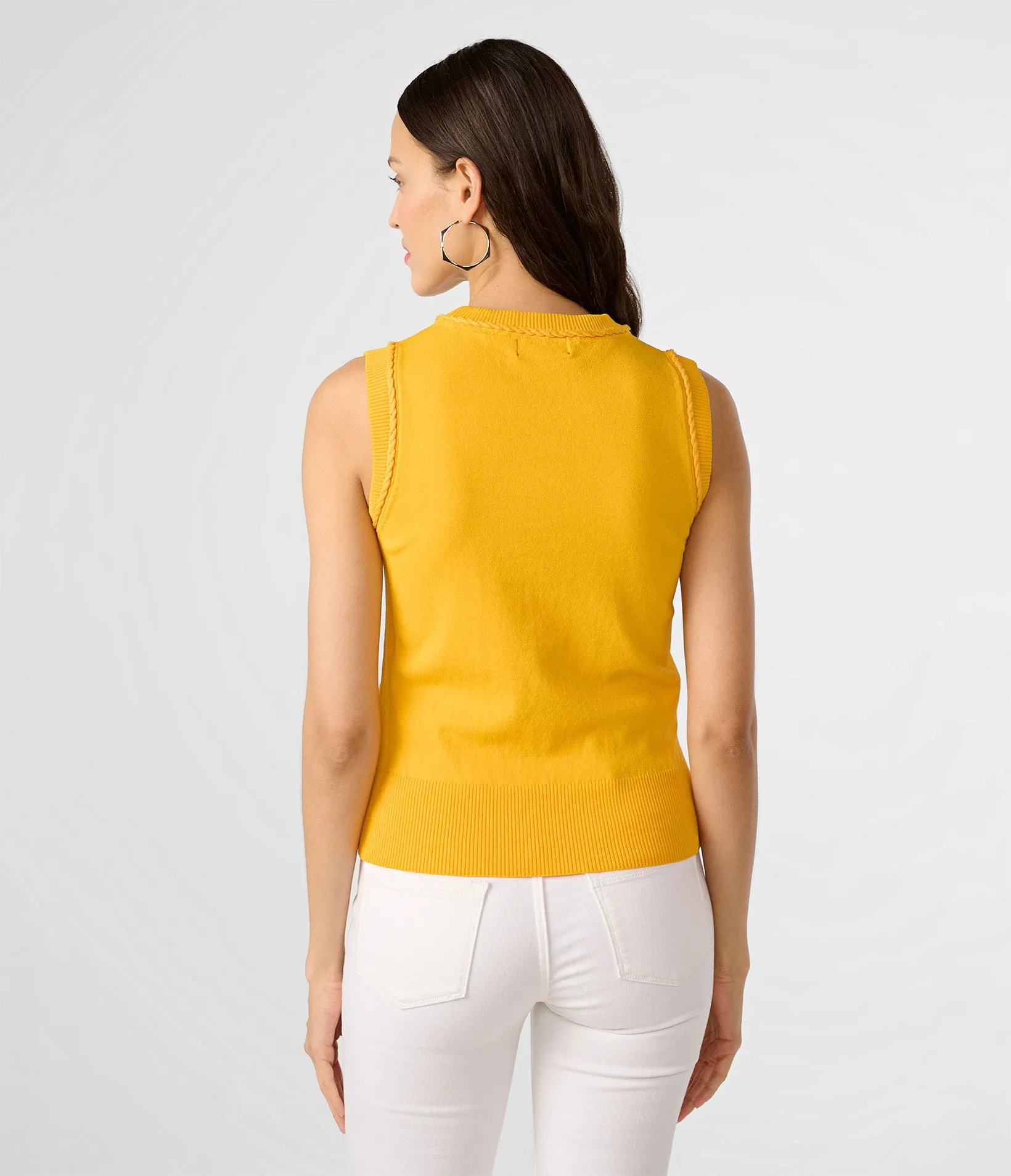 SLEEVELESS PULLOVER SWEATER sold by Karl Lagerfeld Paris product image thumbnail 2