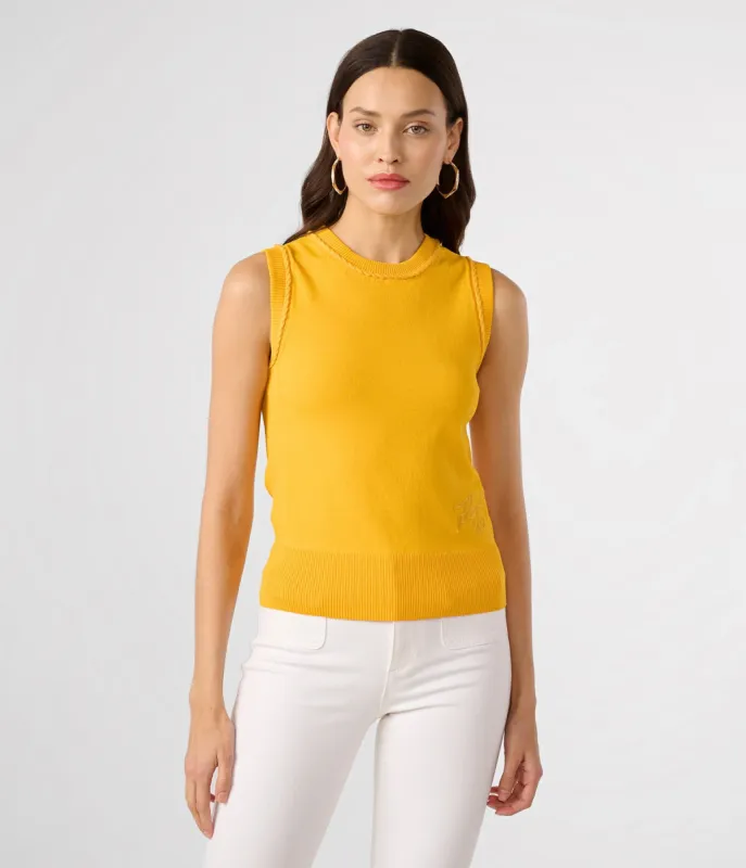 SLEEVELESS PULLOVER SWEATER sold by Karl Lagerfeld Paris