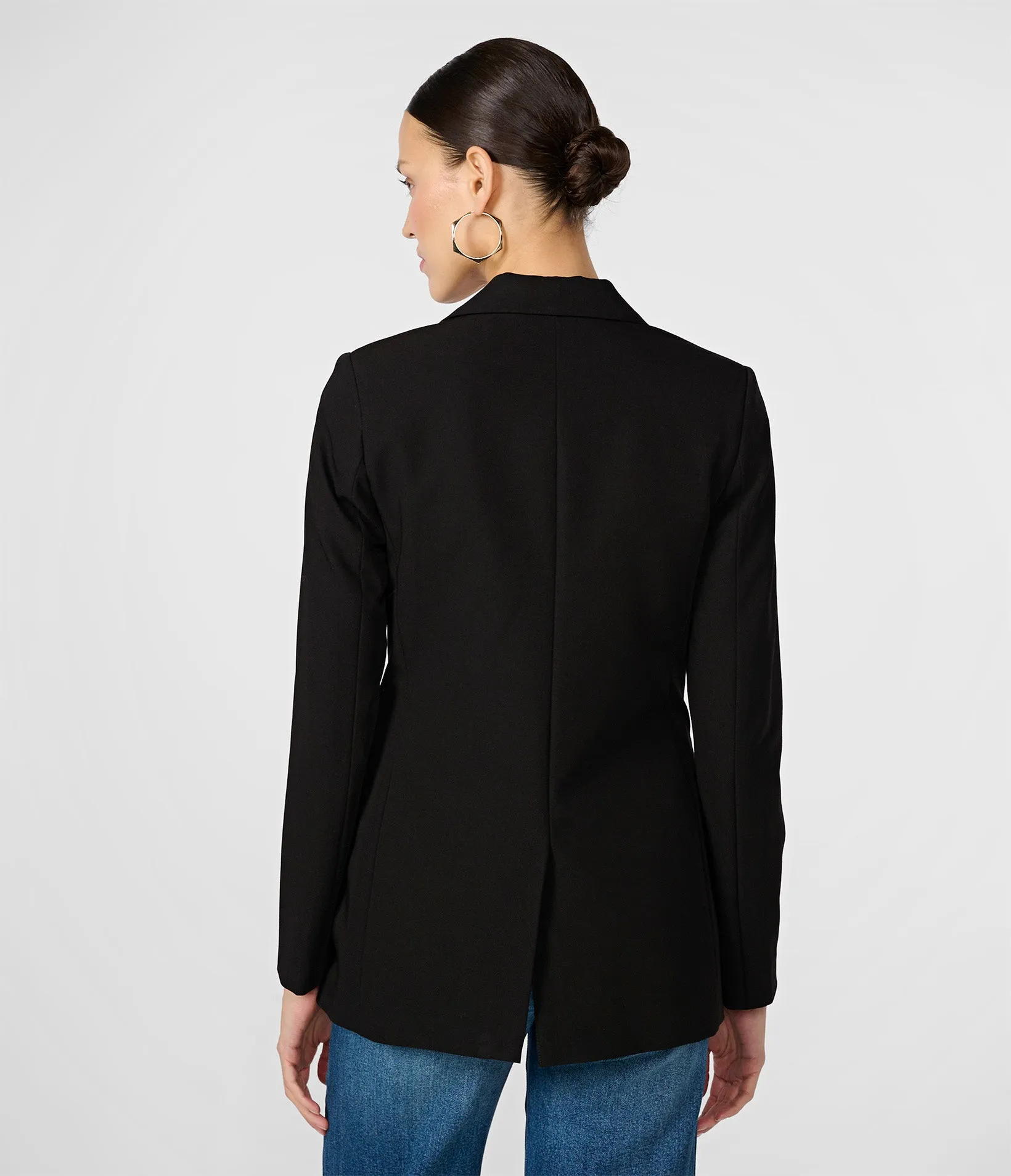 LONGLINE BLAZER WITH PINS sold by Karl Lagerfeld Paris product image thumbnail 2
