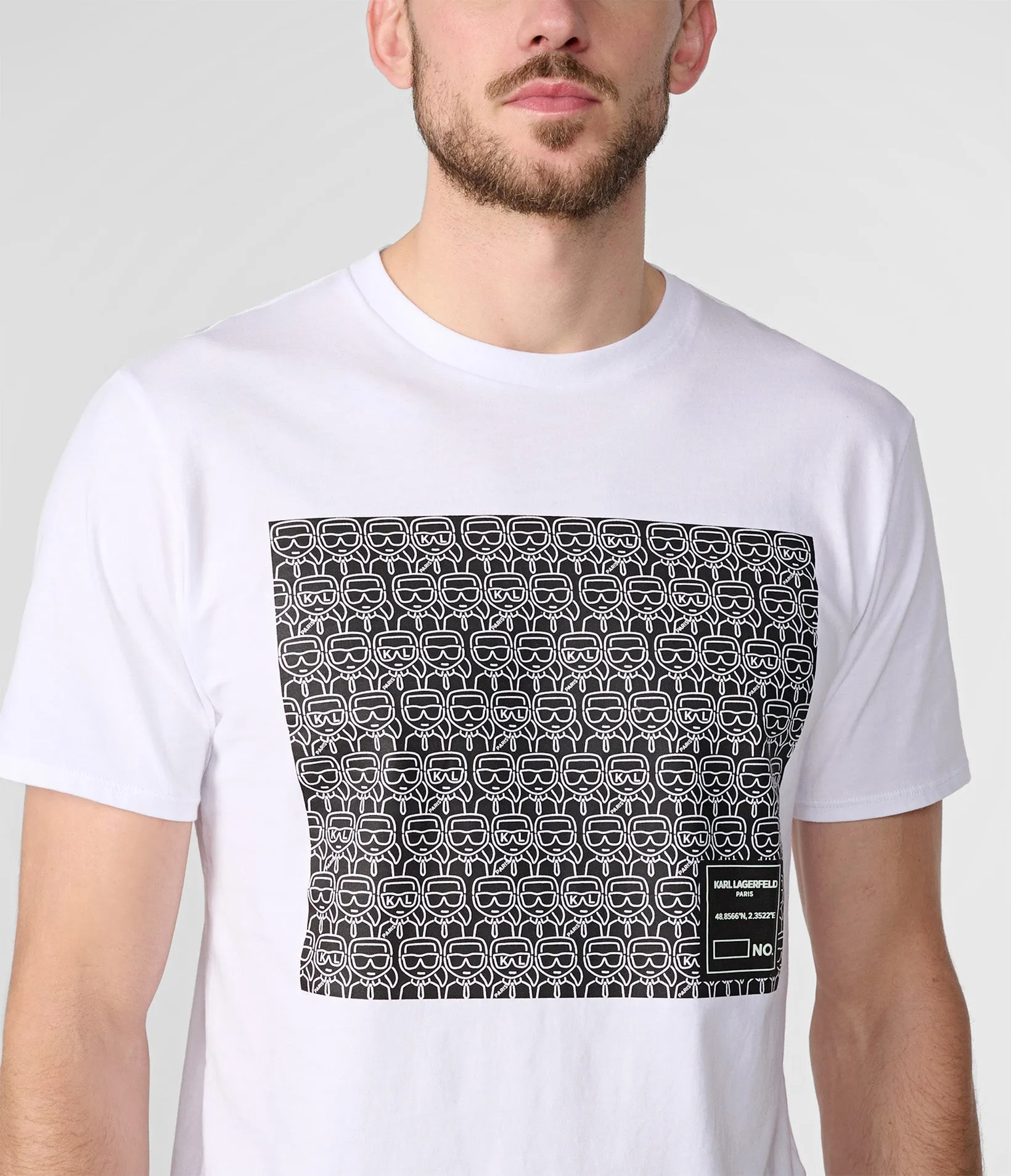 CHARACTER OUTLINE TEE sold by Karl Lagerfeld Paris product image thumbnail 3