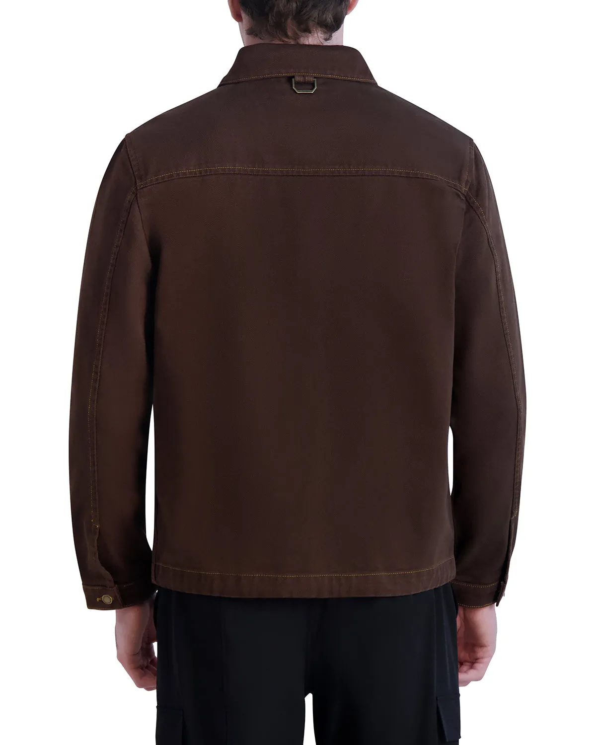 GARMENT DYED JACKET WITH LARGE CHEST POCKETS sold by Karl Lagerfeld Paris product image thumbnail 3