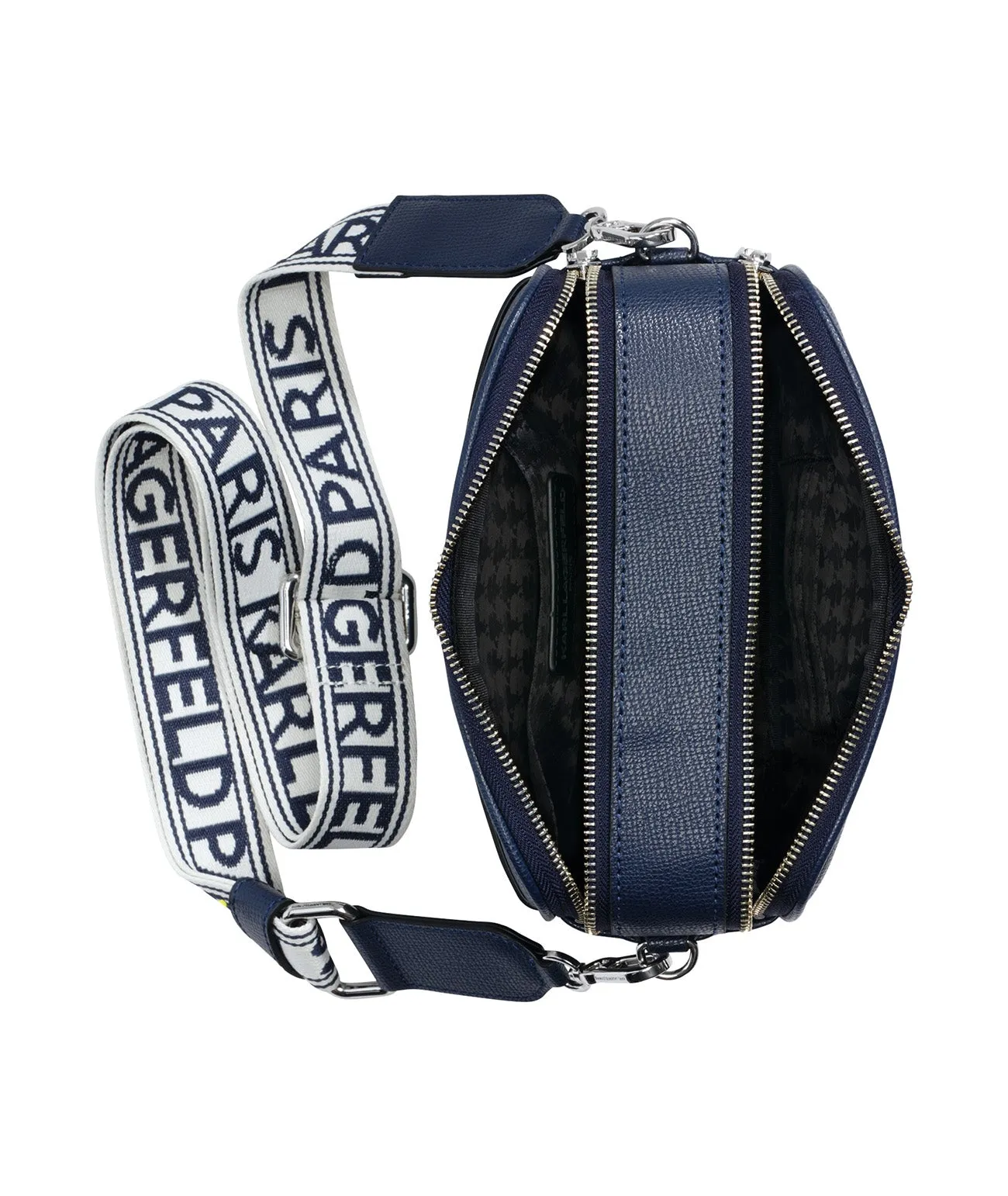 MAYBELLE ROUND HEAD DUO CAMERA CROSSBODY sold by Karl Lagerfeld Paris product image thumbnail 4