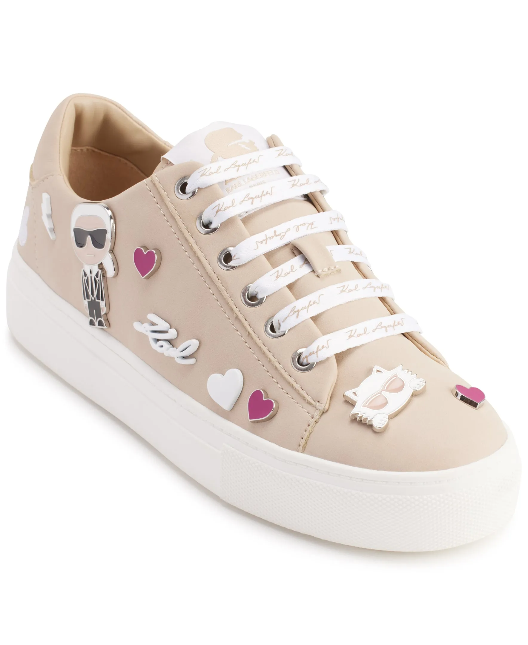 CATE PINS LACE UP SNEAKER sold by Karl Lagerfeld Paris