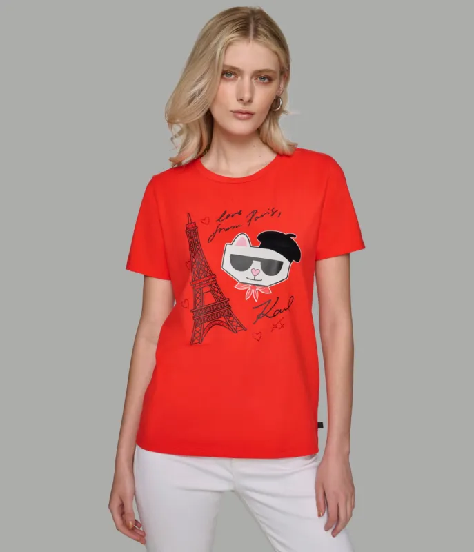 CHOUPETTE IN PARIS TEE sold by Karl Lagerfeld Paris