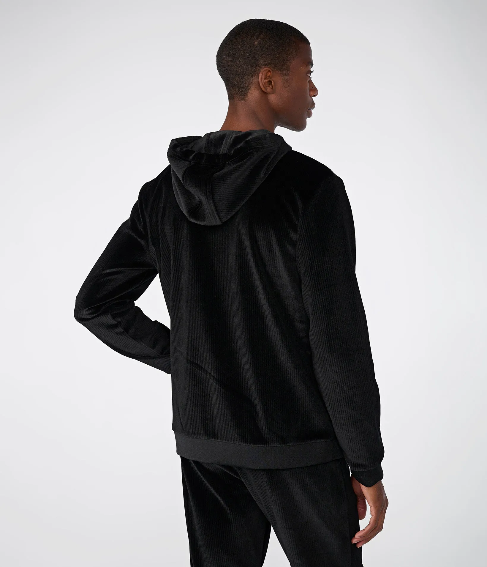 VELVET CORDUROY TRACK JACKET sold by Karl Lagerfeld Paris product image thumbnail 2