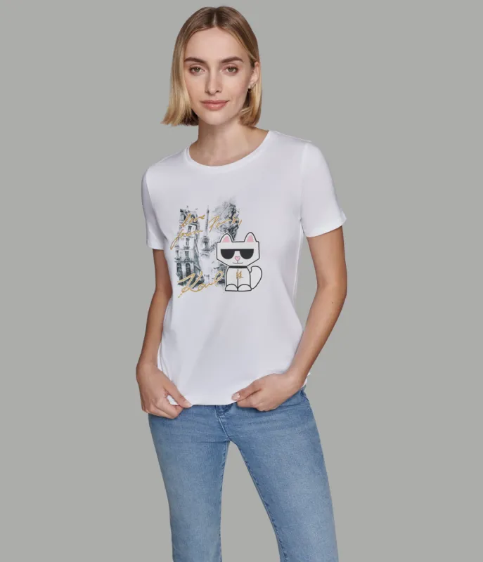 CHOUPETTE IN PARIS TEE sold by Karl Lagerfeld Paris