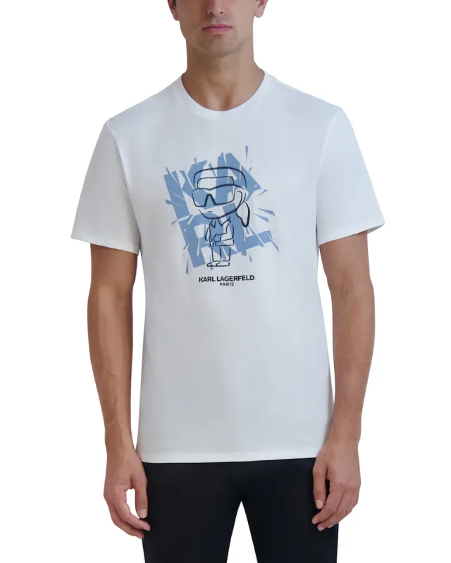 KARL LOGO CHARACTER TEE sold by Karl Lagerfeld Paris