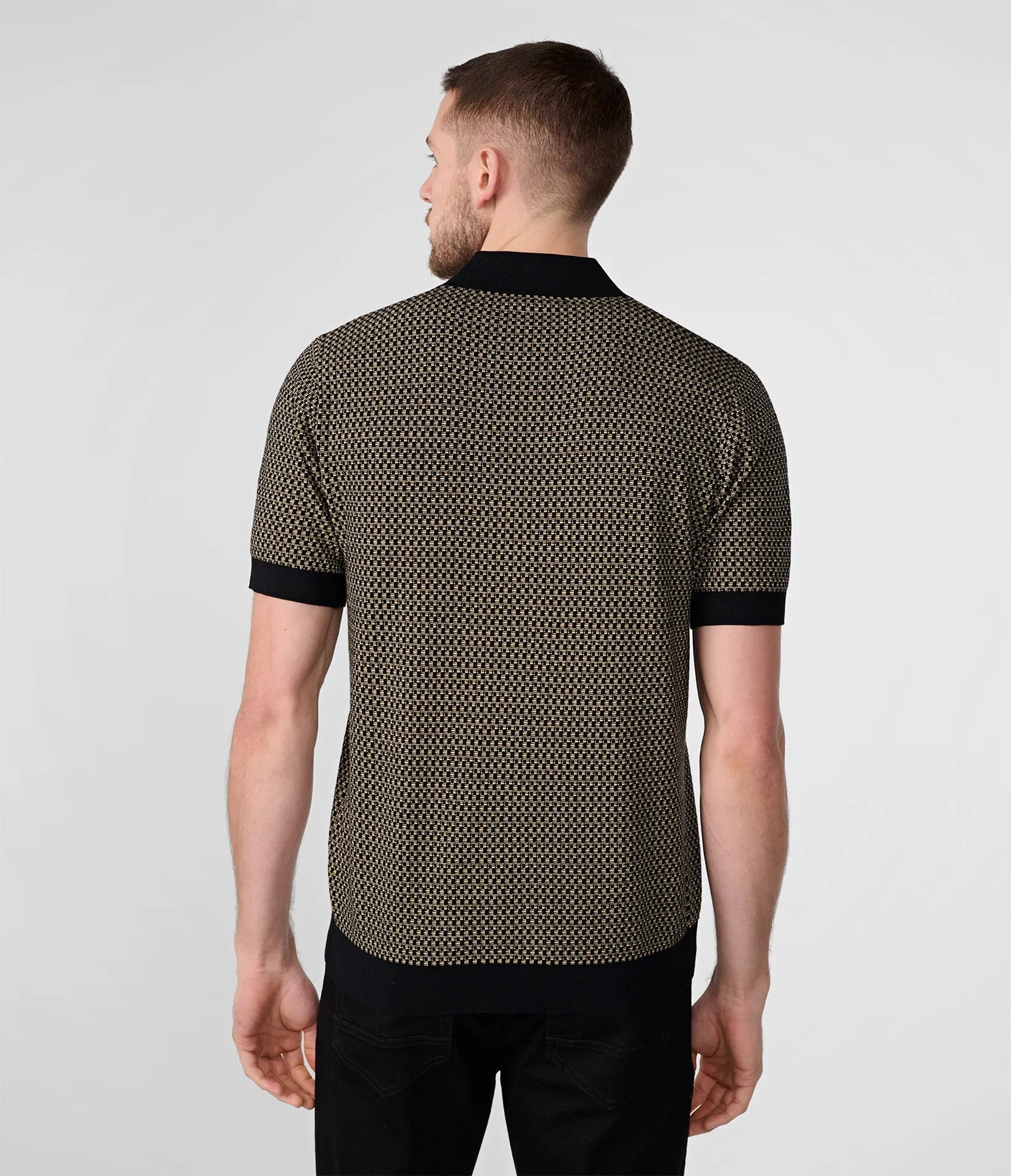 TEXTURED KNIT SWEATER POLO sold by Karl Lagerfeld Paris product image thumbnail 2